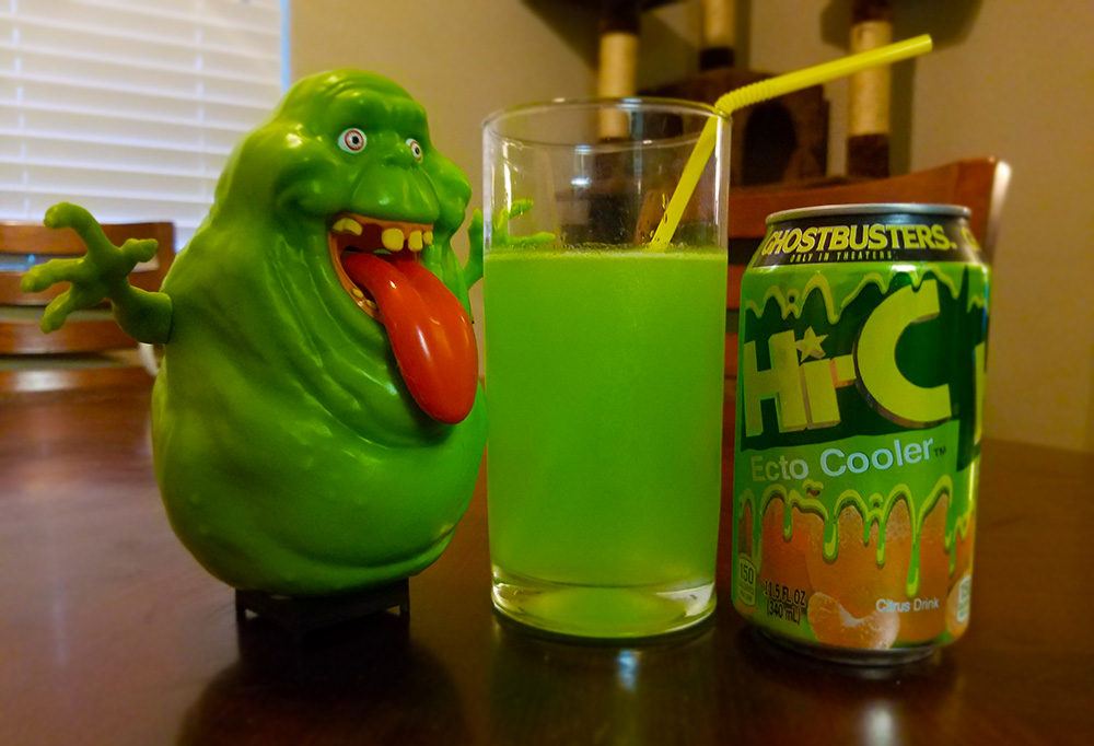 Ecto Cooler is meant to be consumed with a straw. 