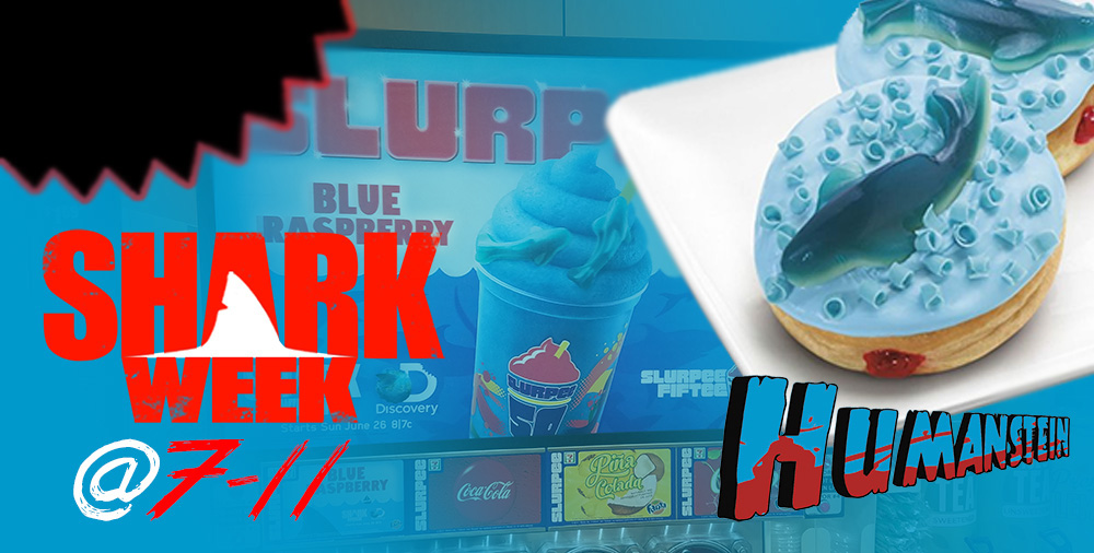 Its Already Shark Week At 711 Shark Week Doughnut Review Humanstein 7877