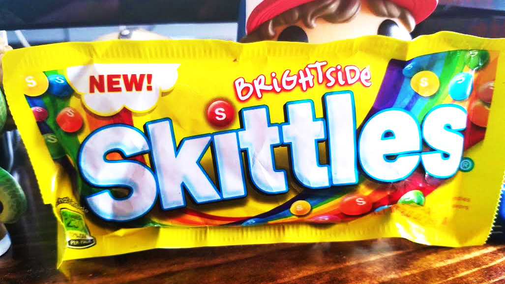 A bag of Brightside Skittles.